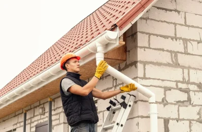 Pose et remplacement de gouttières à Étrœungt
